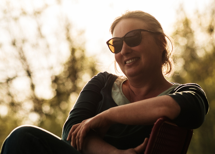 Portrait im Gegenlicht